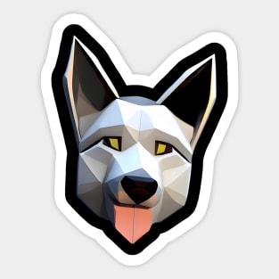 Funny Husky Sticker